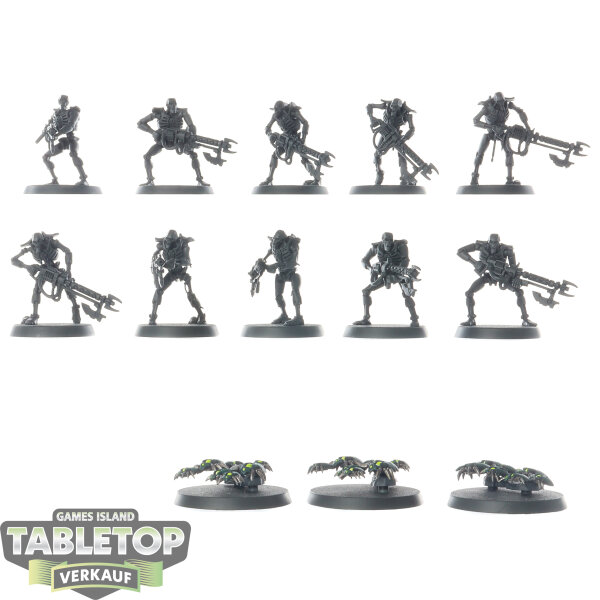 Necrons - 10 Necron Warriors - grundiert