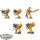 Space Marines - 5 Devastator Squad classic - bemalt