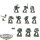 Dark Angels - 10 Tactical Squad classic - bemalt