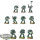 Dark Angels - 10 Tactical Squad classic - bemalt