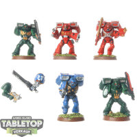 Space Marines - 5 Space Marine Assault Squad - teilweise...