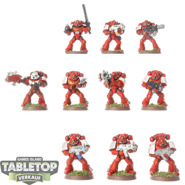Blood Angels - 10 Tactical Squad classic - teilweise bemalt