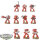 Blood Angels - 10 Tactical Squad classic - teilweise bemalt
