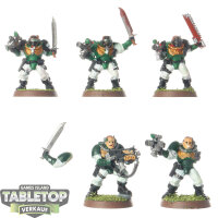 Space Marines - 5 Scouts classic - teilweise bemalt