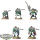 Space Marines - 5 Scouts classic - teilweise bemalt
