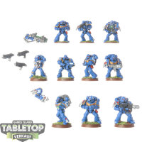 Ultramarines - 10 Tactical Squad classic - teilweise bemalt