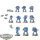 Ultramarines - 10 Tactical Squad classic - teilweise bemalt