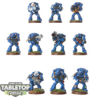 Ultramarines - 10 Tactical Squad classic - teilweise bemalt