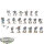 Space Wolves - 20 Blood Claws classic - teilweise bemalt