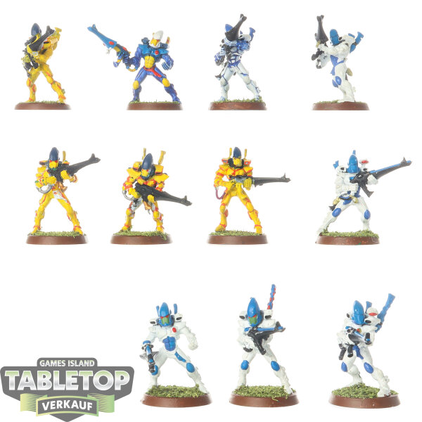 Aeldari - 11 Guardian Defenders classic - teilweise bemalt