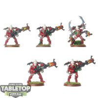 Aeldari - 5 Warp Spiders classic - bemalt