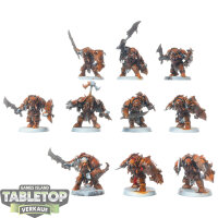 Orruk Warclans - 10 Ardboyz - teilweise bemalt