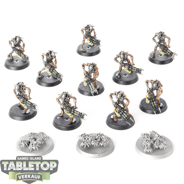 Necrons - 10x Necron Warriors - bemalt