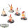 Fyreslayers - 5x Hearthguard Berzerkers - teilweise bemalt