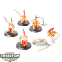 Fyreslayers - 5x Hearthguard Berzerkers - teilweise bemalt