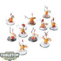 Fyreslayers - 10x Vulkite Berzerkers - teilweise bemalt