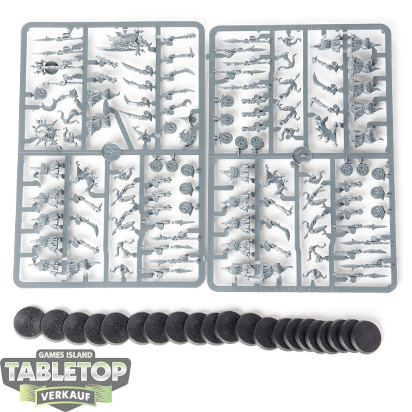 Gloomspite Gitz - 20x Moonclan Shootas - im Gussrahmen