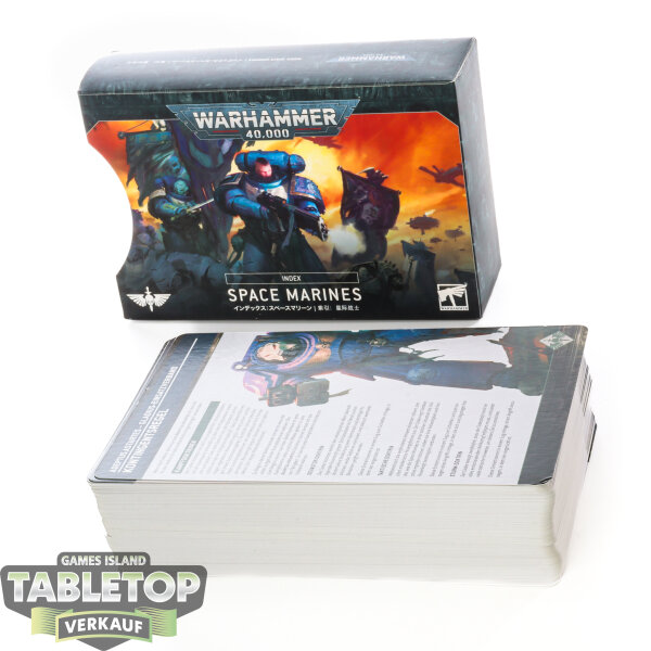 Space Marines - Index Cards 10th Edition - deutsch