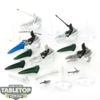 Aeldari - 5x Shining Spears klassisch - teilweise bemalt