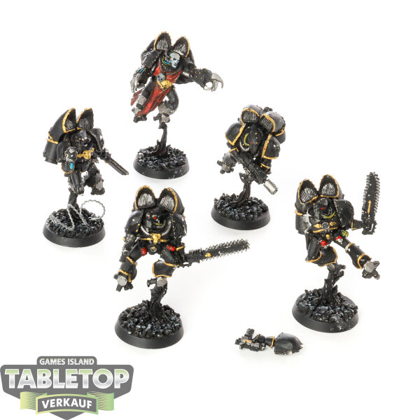 Chaos Space Marines - 5x Raptors klassisch - teilweise bemalt