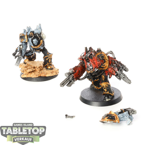 Chaos Space Marines - 2x Obliterators klassisch - teilweise bemalt