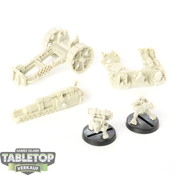 Miniaturen - Orc Field Cannon with Crew 2 - unbemalt
