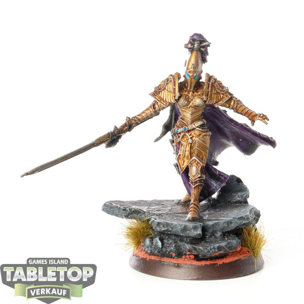 Horus Heresy - Jenetia Krole, Knight-Commander of the Silent Sisterhood - bemalt