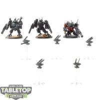 Tau Empire - 3 x XV8 Crisis Battlesuit Team - teilweise...