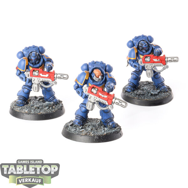 Space Marines - 3 Eradicators - bemalt