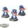 Space Marines - 3 Eradicators - bemalt