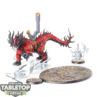 Fyreslayers - Auric Runeson on Magmadroth - teilweise bemalt