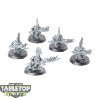 Fyreslayers - 5 Auric Hearthguard - unbemalt