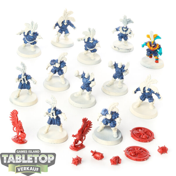 Blood Bowl - 12 Imperial Nobility Blood Bowl Team: The Bögenhafen Barons - teilweise bemalt