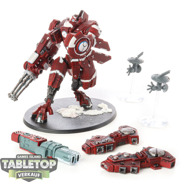 Tau Empire - XV104 Riptide Battlesuit - teilweise bemalt