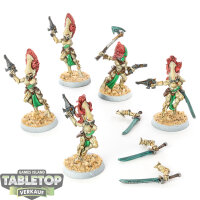 Aeldari - 5x Howling Banshees klassisch - bemalt
