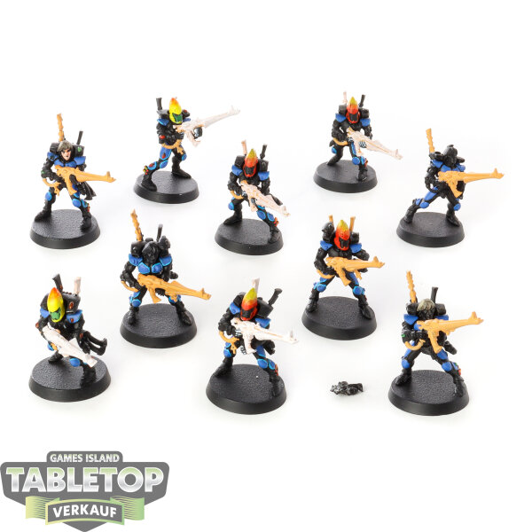 Aeldari - 10x Guardian Defenders klassisch - teilweise bemalt