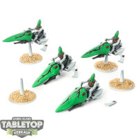 Aeldari - 4x Windriders klassisch - bemalt