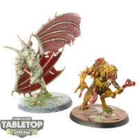 Flesh-eater Courts - 2x Crypt Flayers - teilweise bemalt