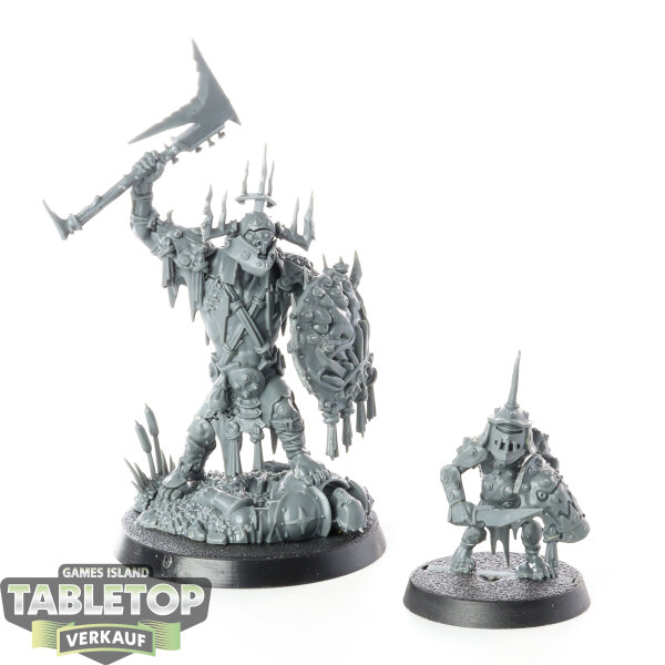 Orruk Warclans - Killaboss with Stab-grot - unbemalt