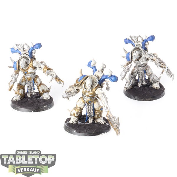 World Eaters - 3 Eightbound - teilweise bemalt