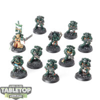 Dark Angels - 10 Tactical Squad classic - teilweise bemalt