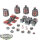 Dystopian Wars - Empire of the Blazing Sun Ground Fortifications - bemalt