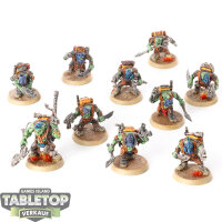 Orks - 10x Kommandos - bemalt