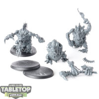 Gloomspite Gitz - 3x Fellwater Troggoths - unbemalt