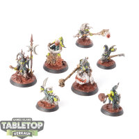 Gloomspite Gitz - 7x Grinkrak’s Looncourt - bemalt