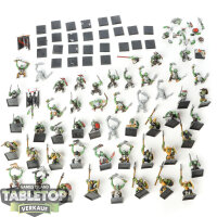 Orc & Goblin Tribes - 50 Orc Boyz Mob - teilweise gebaut