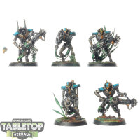 Necrons - 5 Immortals/Deathmarks - bemalt