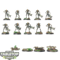 Necrons - 10 Necron Warriors - bemalt