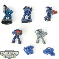Space Marines - 5 Tactical Squad - teilweise bemalt