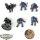 Space Marines - 6 Terminator Squad - classic - teilweise bemalt